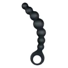 NMC 7 Inch Ribbed Silicone Beads – black – flexible graduated design – 17.8 cm — Photo 3