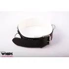 Leather Collar with Leash – White — Photo 2