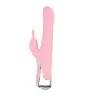 Rotējošs truša vibrators – 18 cm (7″) – rozā — Foto 2