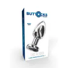 Buttocks by TOYJOY The Glider Vibrating Anal Plug – 10.2 cm (4″) – Silver — Photo 2