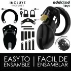 Addicted Toys Locked Obsidian Hold Intimate Cage Size M — Photo 5