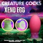 Creature Cocks Xeno Egg - tumsā spīdošs - Silikona Egg - Rozā Foto 4
