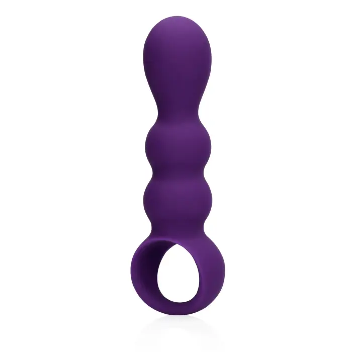 Teardrop Shaped Vibrator – 16.6 cm – Clear Purple – Clear Photo