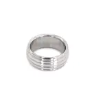 Fancy Steel Donut dzimumlocekļa gredzens – 5.0 cm — Foto 2