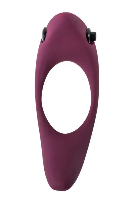 Pure Passion Lunar Vibroring Erection Ring – Wine Red
