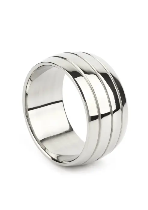 Mr. Steel Oval Barrel кольцо для члена – 5.5 cm – серебристый