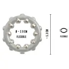 Rebel Cock Ring With Metal Balls – soft silicone cock ring with metal massage balls — Photo 6