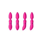 Pleasure Kit #4 - Vibrator with Different Attachments - Pink — Photo 4