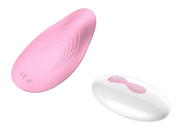 Ultrathin valkājams mini vibrators ar tālvadību – 18 cm (7″) – rozā Foto 2