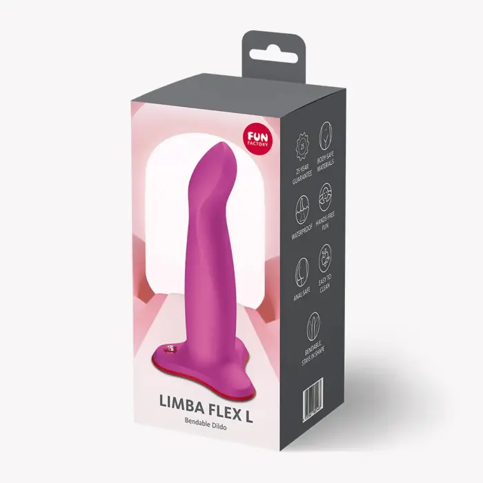 Limba Flex дилдо – 18 см – фуксия