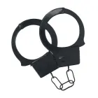 Classic Metal Handcuffs – Black — Photo 2