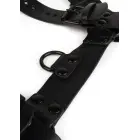 AVANZA VANTAGE 8 PU Leather Core Body Harness – Black S/M — Photo 1