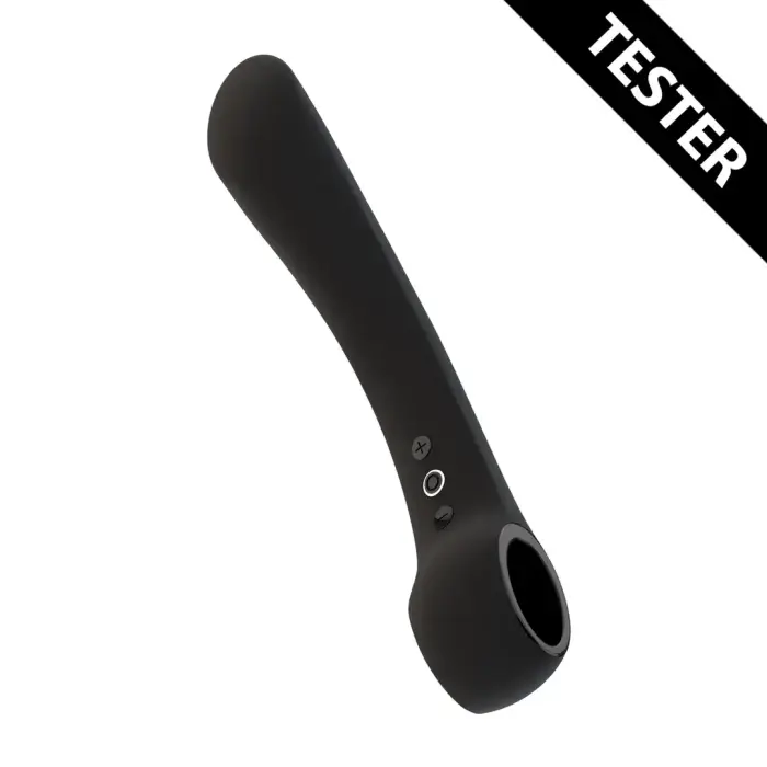 Ombra elastīgs vibrators – melns Foto 2