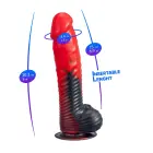 Devil Fantasy Dildo – 20 cm (8″) – Black/Red — Photo 2