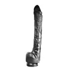 515 Line Realistic Dildo – 37 cm (14.5″) – Black — Photo 2