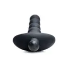 Vibrating Silicone Anal Beads with Remote Control – 18 cm – Black — Photo 2