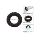 Alpha Prolong Tread Cock Ring – Black — Photo 4