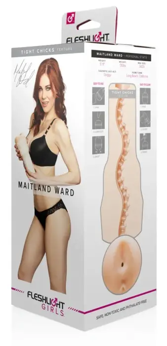 Maitland Ward Tight Chicks - Realistic Anal Masturbator – 25 cm (9.8″) – Skin