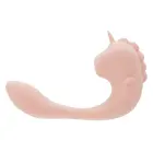 Unihorn C-Horse Coral Throb divējāds vibrators – 15 cm – Oranžs — Foto 3
