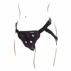 Get Real Lace Harness – pitsilised strap-on rakmed 3 silikoonrõngaga – lilla — Foto 5