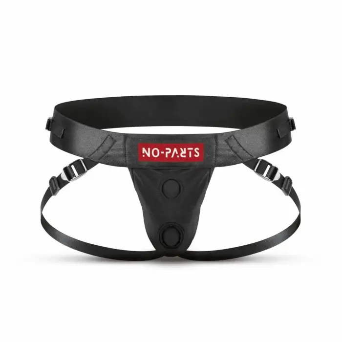 No-Parts Taylor – reguleeritavad strap-on rakmed topelt O-rõngaga – must