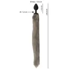 Fluffy Tail dildo – 45 cm – Pilkas Photo
