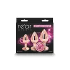 3-osaline metallist anaaltreeningu komplekt – Roosa — Foto 2