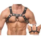 Male Edge Leather Body Model III - Adjustable Chain Harness, S-XL — Photo 1