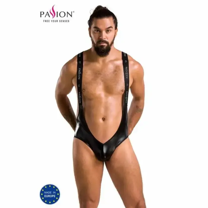 Passion Body Bruno Mesh Bodysuit – Black – L/XL