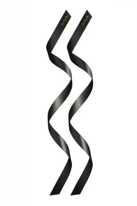 Sweet Caress Satin Bondage Ties – Black