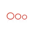 Tri-Rings комплект колец для члена – красный — Фото 1