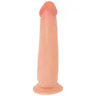 Nature Skin lankstomas dvigubos penetracijos dildo – 20 cm – kūno spalva — Nuotrauka 4