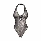 Obsessive Addia Teddy Open Crotch Brown - Animal Print, Adjustable Fit — Nuotrauka 8