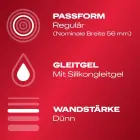 Durex Gefuhlsecht Classic ypač ploni prezervatyvai – 8 vnt. — Nuotrauka 4