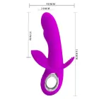 PRETTY LOVE Humphray USB вибратор – 18 см – розовый — Фото 6