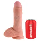 King Cock Dildo with Balls – 21 cm (8.3″) – Black — Photo 2