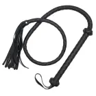 OPR-3010023 mākslīgās ādas pātaga – 150 cm – melna — Foto 4