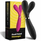 ARMONY Y-WAND Double Head wand vibraator – 19.2 cm (7.5″) – must — Foto 5