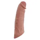Realistixxx RealSleeve vibrējoša locekļa uzmava – 20 cm – miesas krāsa — Foto 4