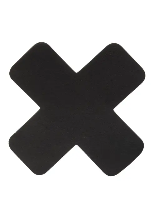 Boundless 2 Nipple Cover Set – Cross – Black Photo