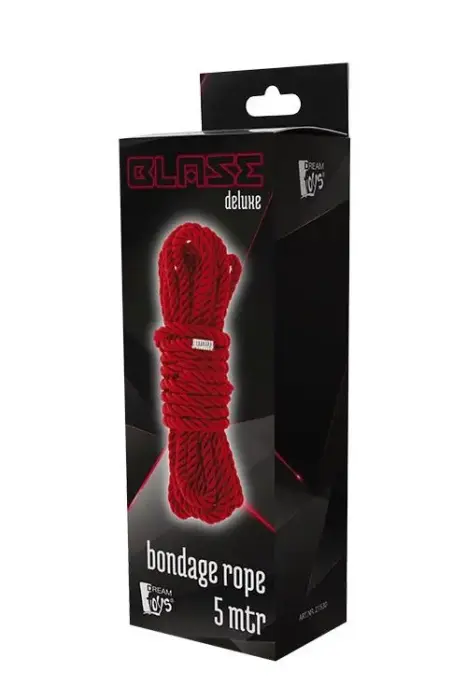 Blaze Deluxe Bondage Rope – Red – 5 m