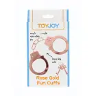TOYJOY металлические наручники – розовое золото — Фото 2