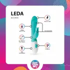 Leda Intima Series кролик-вибратор – 20 см (7.9″) – розовый — Фото 7
