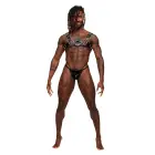 Male Power Libra Faux Leather Chest Harness – Black — Photo 4