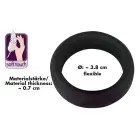 Black Velvets Cock Ring – 3.8 cm – Black — Photo 6