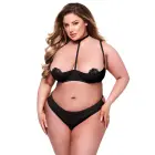 Baci Lingerie Queen divdaļīgs komplekts – melns – XL/XXL — Foto 2