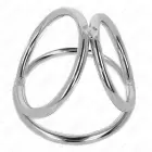 KINK Triple Chrome Steel Intimate Ring Set 3.8-5 cm, Model 2 — Photo 5