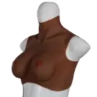 XX-DreamsToys Ultra Realistic Breast Form – Black – Size M — Photo 3