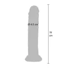 TOYJOY Get Real caurspīdīgs dildo – 19 cm (7.5″) — Foto 4