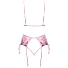 kissable lilleliste tikanditega pesukomplekt – roosa – S/M Photo